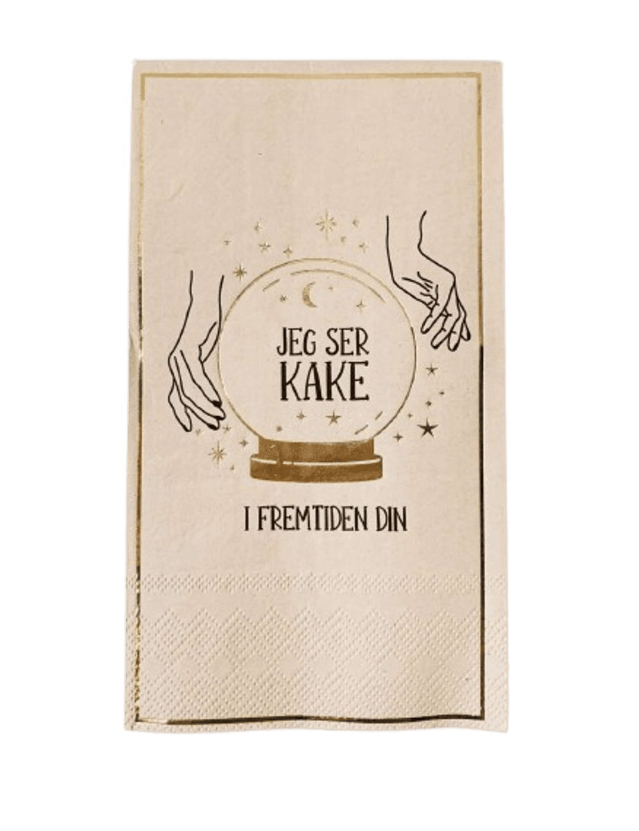Serviett - Jeg ser kake